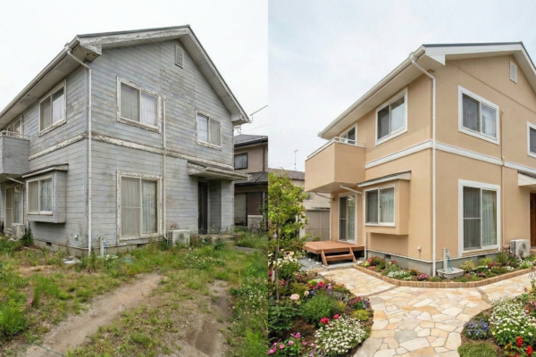 外壁塗装・外観リフォームで建物もリフレッシュ